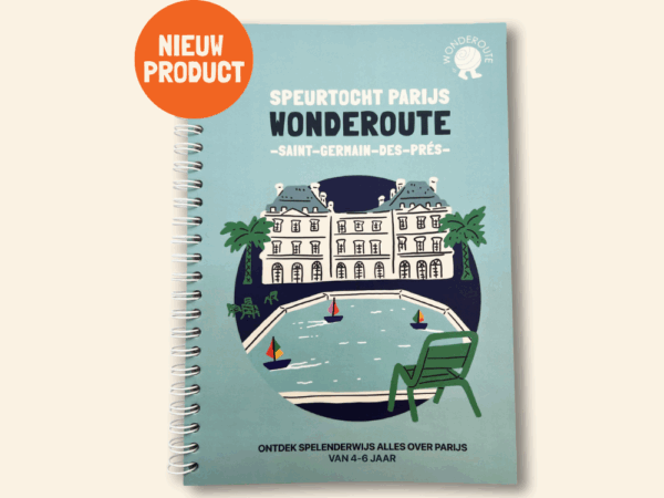 Voorkant cover speurtocht Saint-Germaoin Parijs 4-6 jaar